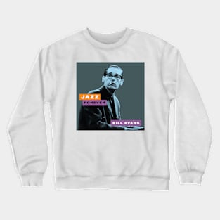 Jazz Song Forever - Vintage Bill Music Evans Crewneck Sweatshirt